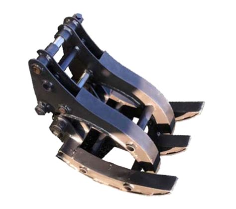 mini digger log grab|mechanical thumb for mini excavator.